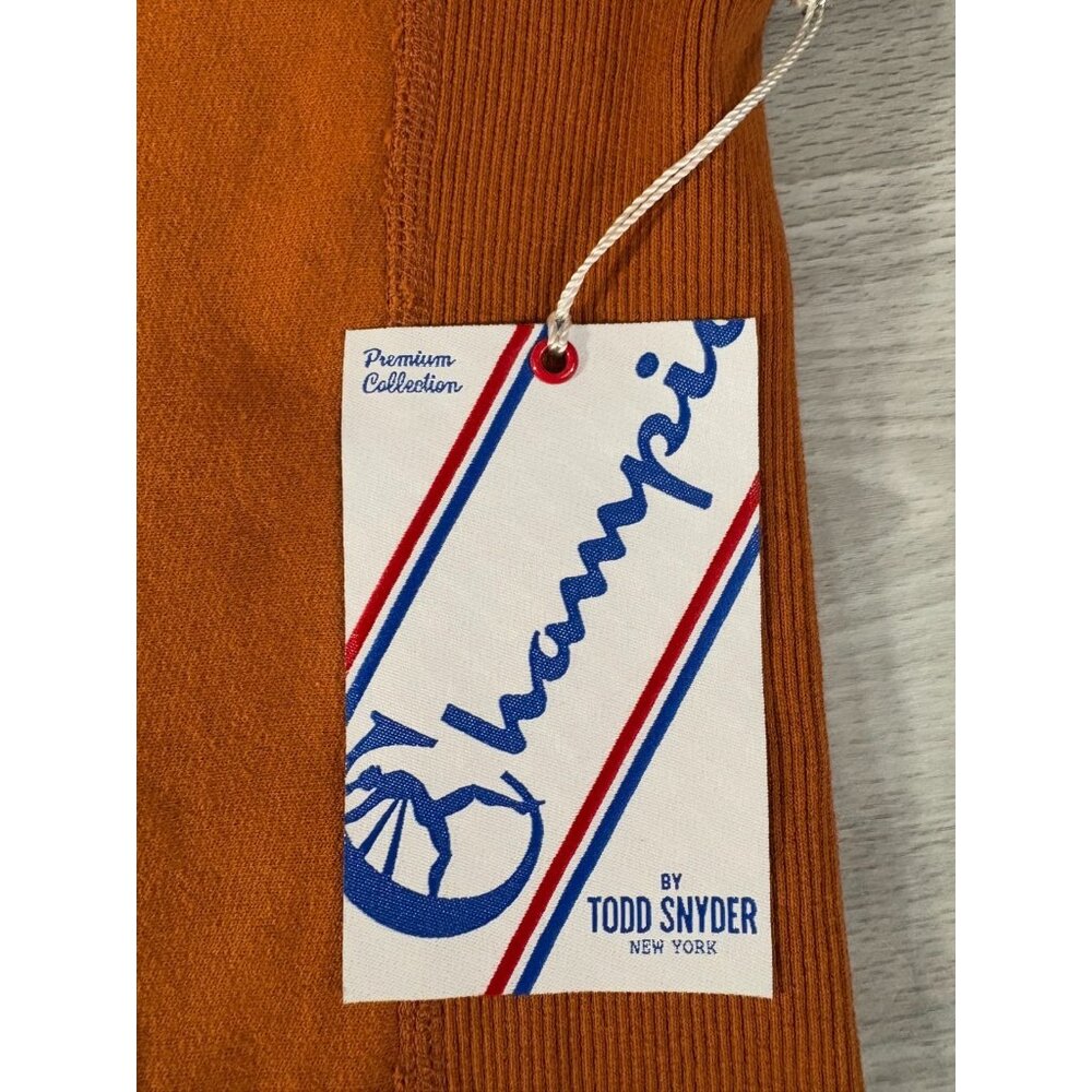 Champion X Todd Snyder full zip Hoodie  size M color spice  NWT $158 - Picture 6 of 10